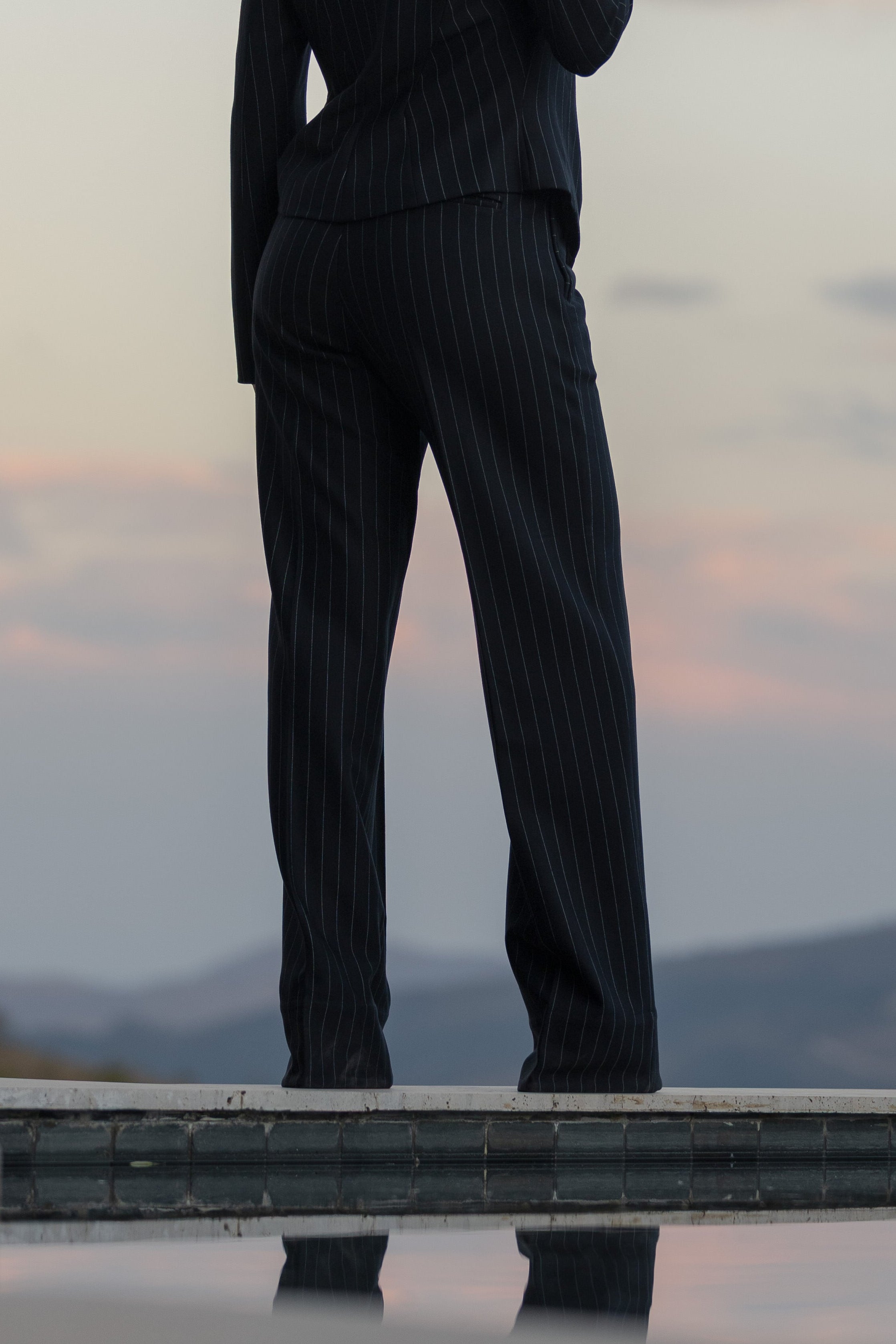 Calça Eduarda Risca Preto