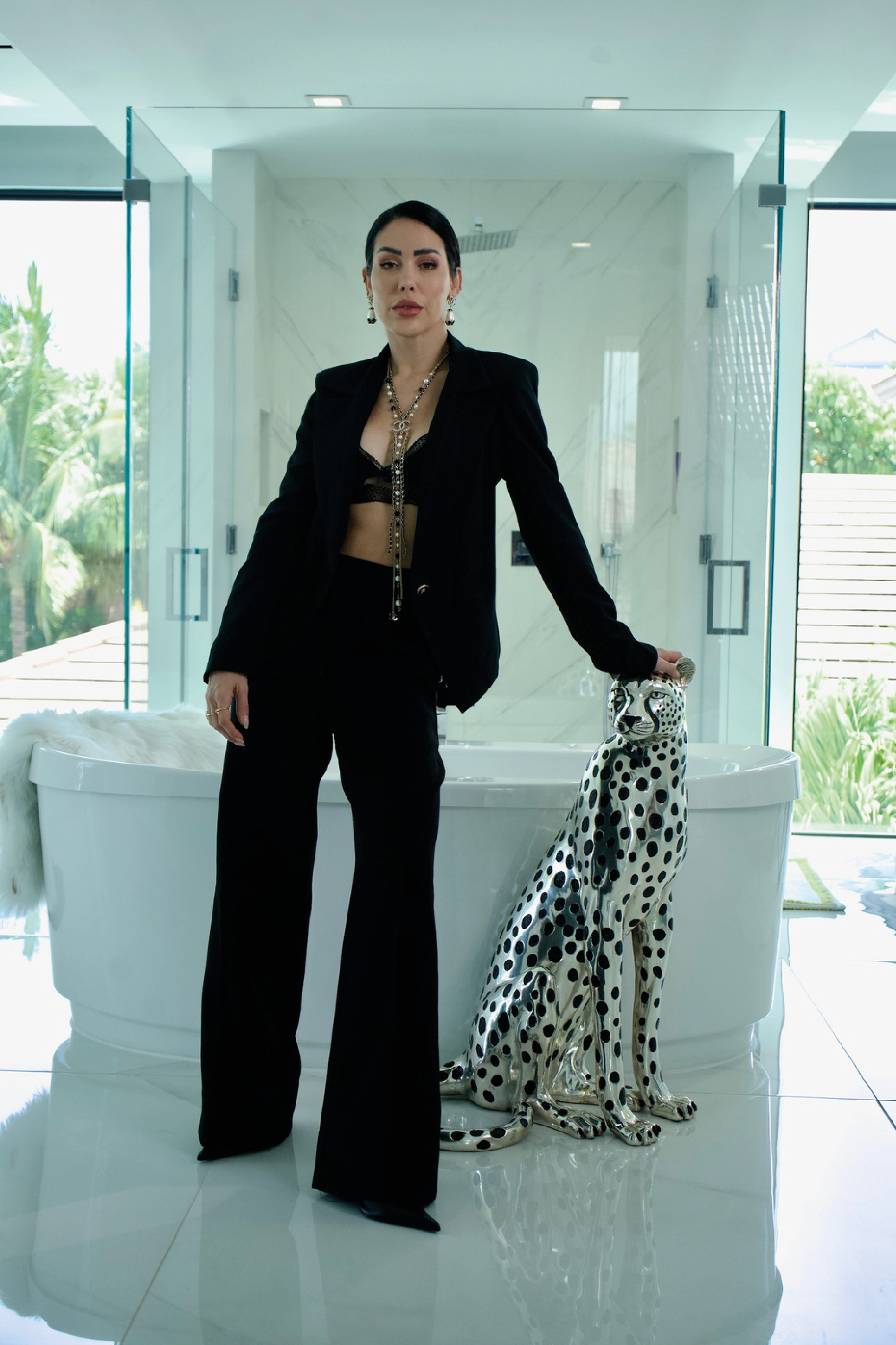 Blazer Elizabeth Preto