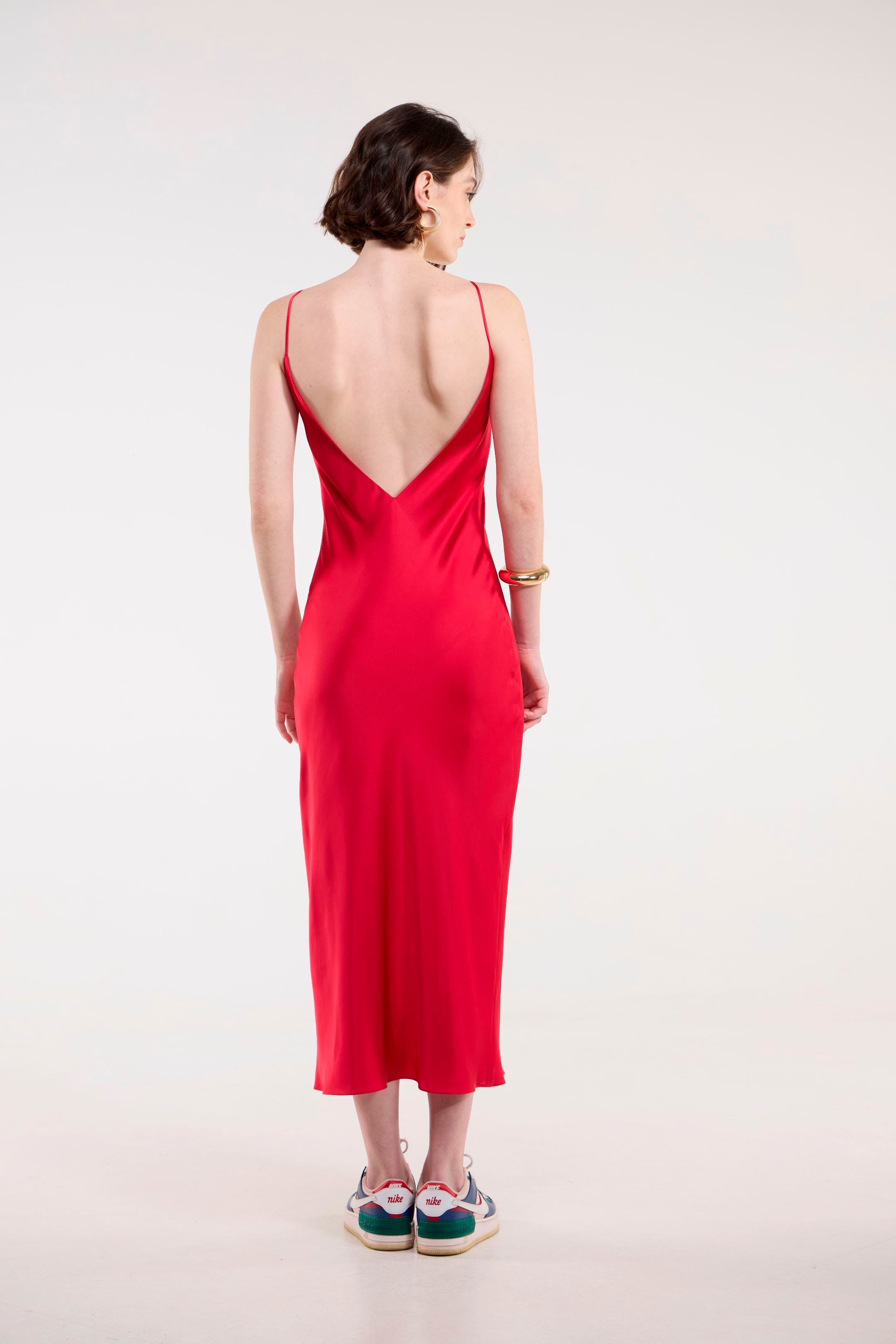 Slip Dress Vicky Cereja